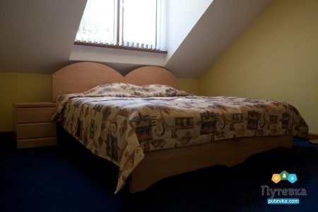 Стандарт 2-местный 1-комнатный в Коттедже с раздельными кроватями (не мансардный,  доп. место - под расписку), фото 1