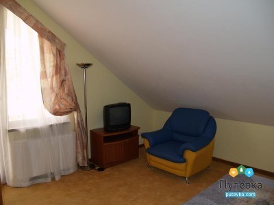 Стандарт+ 2-местный 1-комнатный в Коттедже с французской кроватью, (не мансардный), фото 5